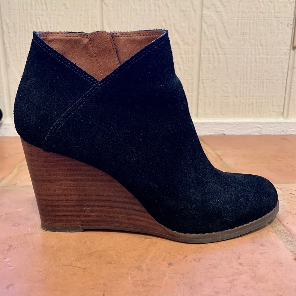 Lucky Brand wedge bootie